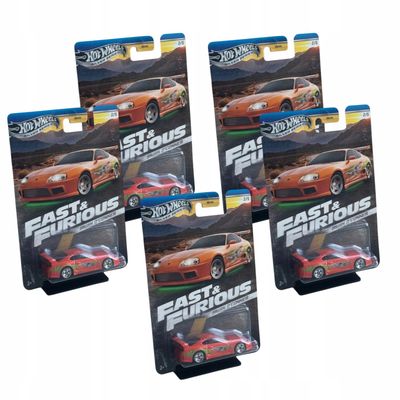 Zestaw 5 stojaków na 1 samochodzik 1:64 kompatybilnych z Hot Wheels