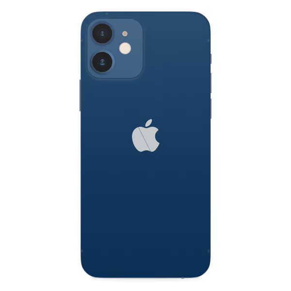 iPhone 12 Niebieski Tylna Klapka Big Hole