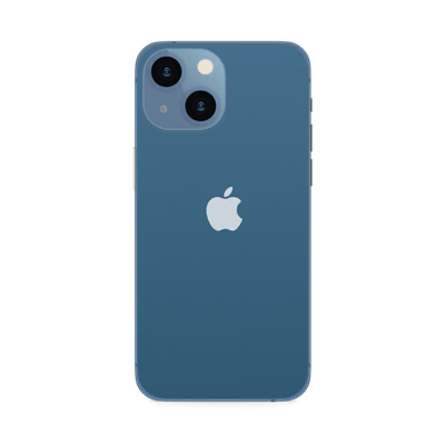 iPhone 13 Mini Niebieska Tylna Klapka Big Hole