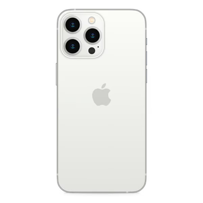 iPhone 13 Pro Srebrna Tylna Klapka Big Hole