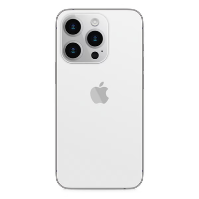 iPhone 14 Pro Biała Tylna Klapka Big Hole