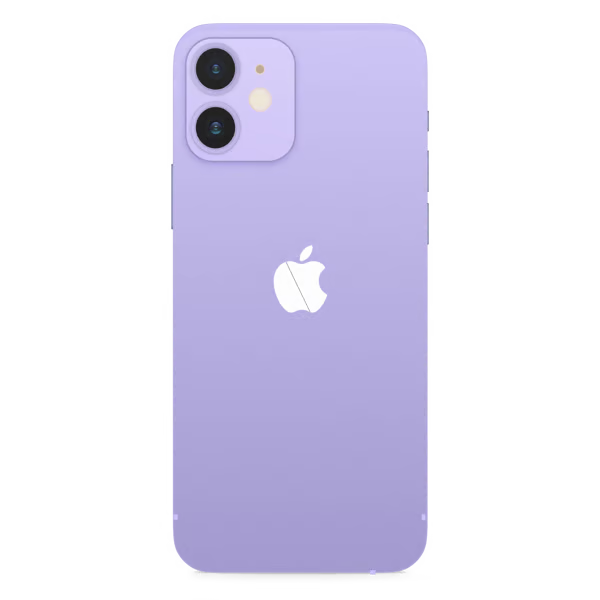 iPhone 12 Fioletowy Tylna Klapka Big Hole