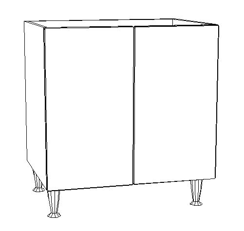 FULL DOOR BASE UNIT 800 - 300 DEEP CARCASS ONLY
