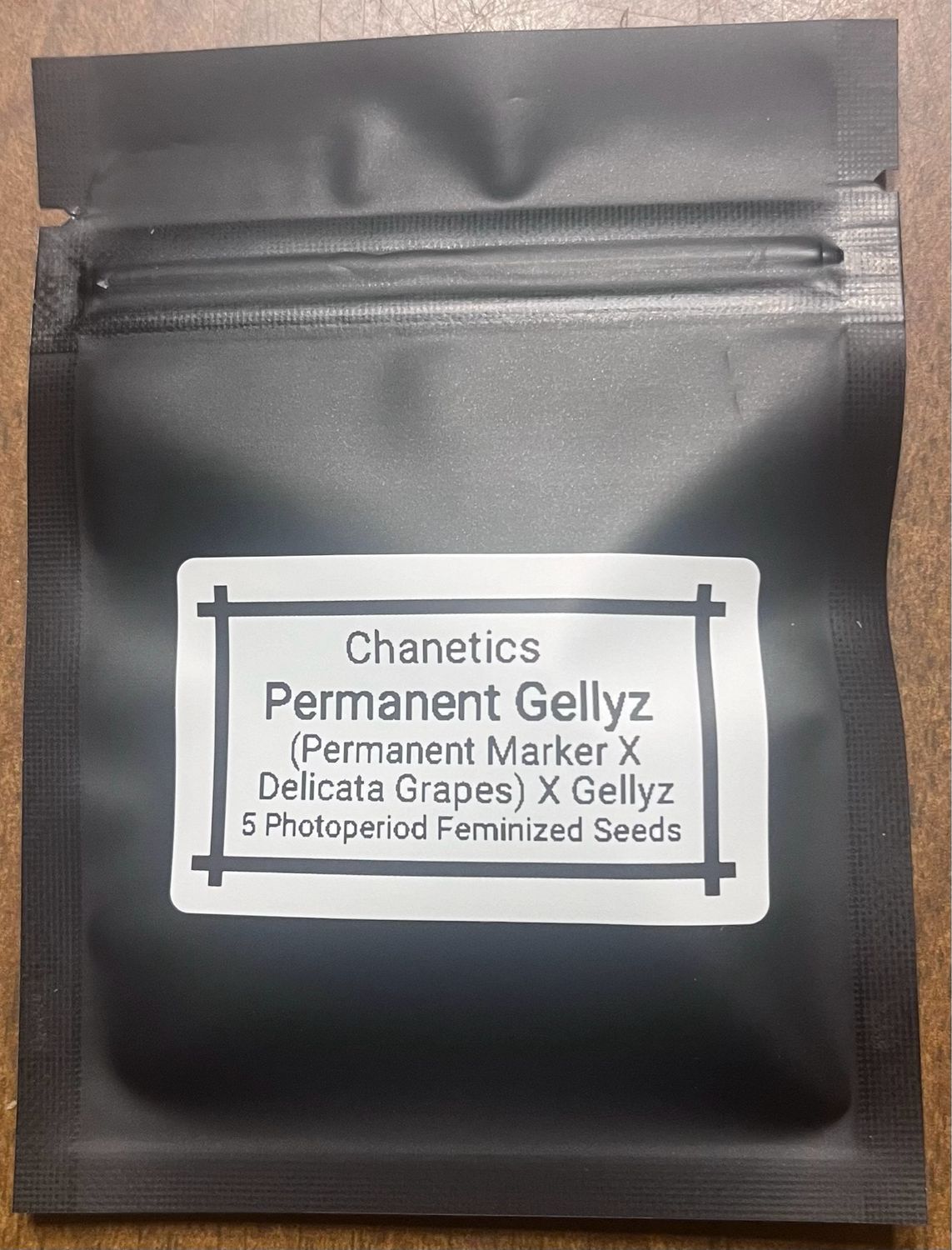 Permanent Gellyz — (Permnt. Marker × Delicata Grapes) × Gellyz