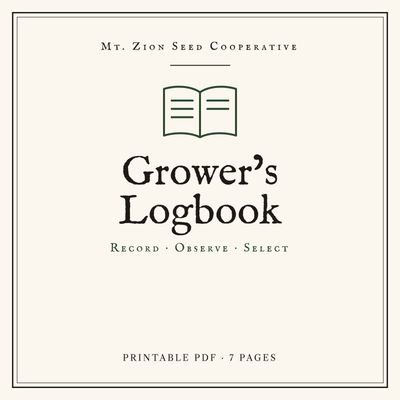 Grower's Log