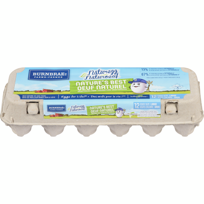 Burnbrae Farms Nature&#39;s Best White Eggs, Large