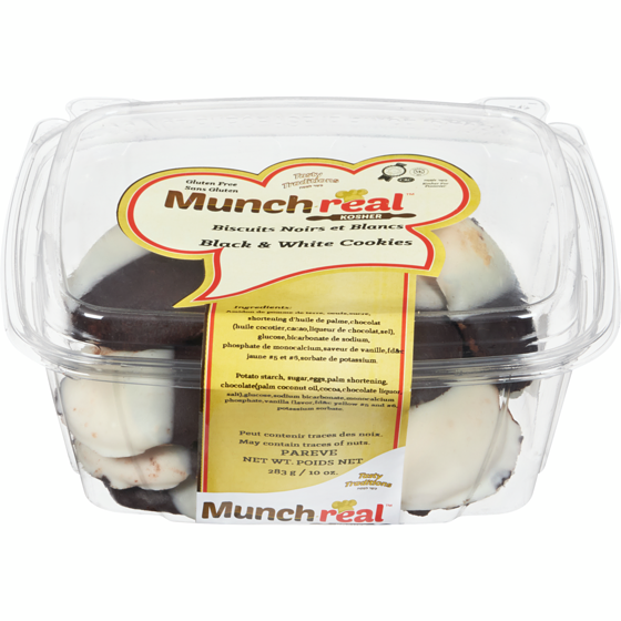 Munch Real Black &amp; White Cookies