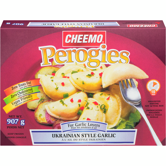 Cheemo Perogies, Roast Garlic