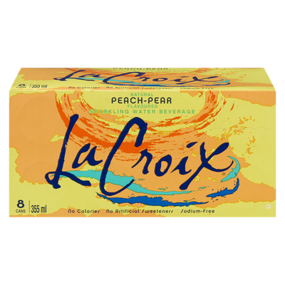 Lacroix Beverage Peach Pear Sparkling Water