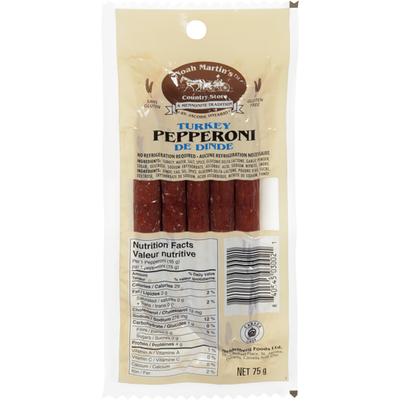 Noah Martin Country Store Turkey Pepperoni