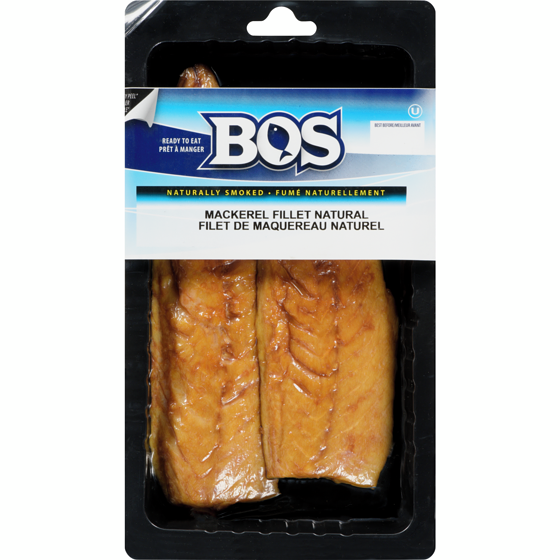 Bos Smoked Mackerel Fillet, Hot