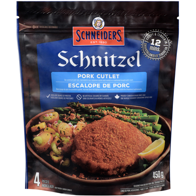 Schneiders Frozen Pork Schnitzel Cutlets