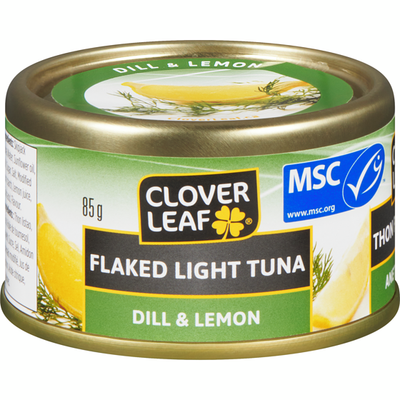 Clover Leaf Flaked Light Tuna, Dill &amp; Lemon