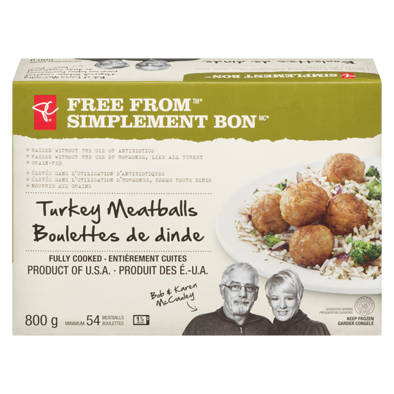President&#39;s Choice Free From Turkey Meatballs