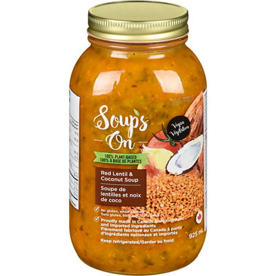 Soup&#39;s On Soup Red Lentil &amp; Coconut Soup