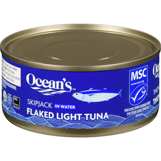 Ocean&#39;s Halo Flaked Light Tuna, In Water