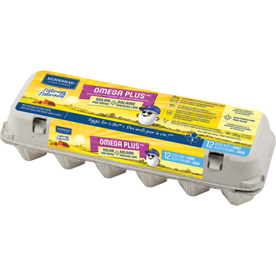 Burnbrae Farms Naturegg Omega Plus Solar Free Range Eggs, Large