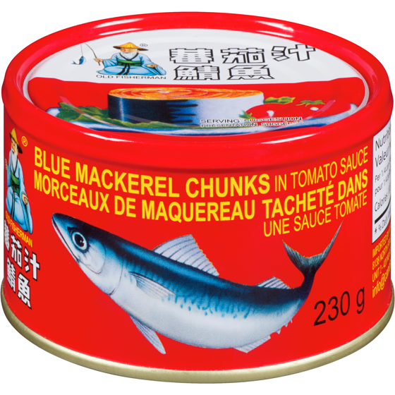 Old Fisherman Blue Mackerel Chunks In Tomato Sauce