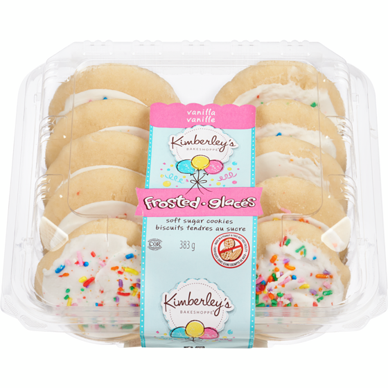 Kimberley&#39;s Bakeshoppe Soft Sugar Cookies Vanilla Frosted