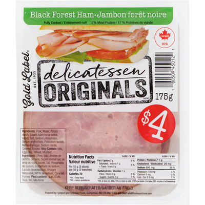 Gold Label Delicatessen Originals Black Forest Ham