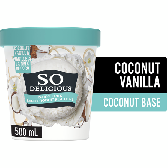 So Delicious Dairy Free Coconut-Based Frozen Dessert, Vanilla Bean