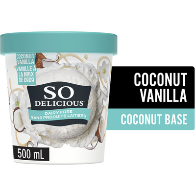 So Delicious Dairy Free Coconut-Based Frozen Dessert, Vanilla Bean