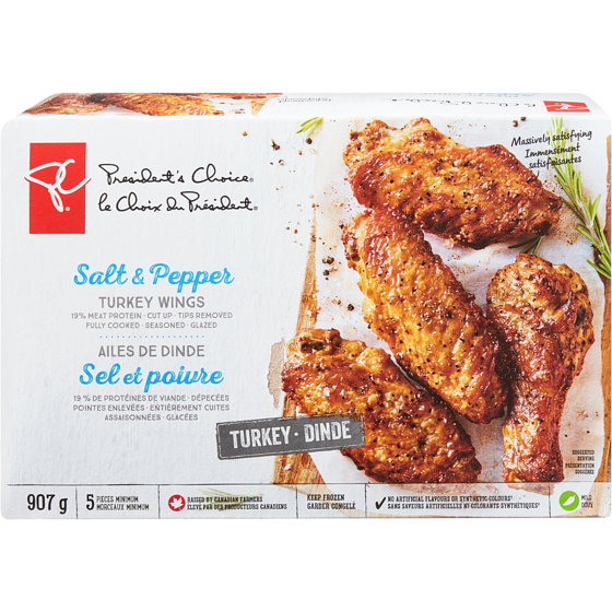 President&#39;s Choice Salt and Pepper Turkey Wings