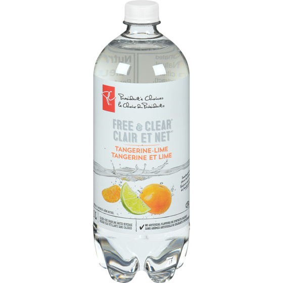 President&#39;s Choice Free &amp; Clear Tangerine-Lime Sparkling Water