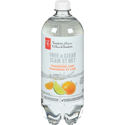 President&#39;s Choice Free &amp; Clear Tangerine-Lime Sparkling Water