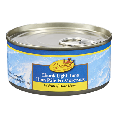 Crown Kosher Chunk Light Tuna in Water