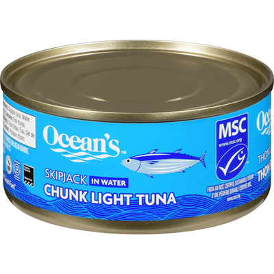 Ocean&#39;s Halo Light Tuna Chunk in Water