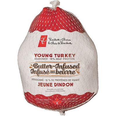 President&#39;s Choice Butter-Infused Frozen Young Turkey