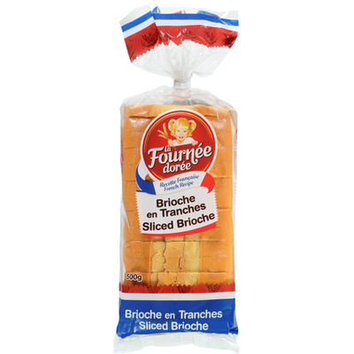 LA FOURNEE DOREE Sliced Brioche Bread