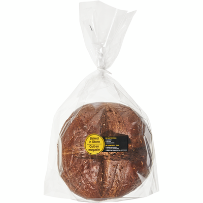 Pumpernickel Bread Boule, Unsliced