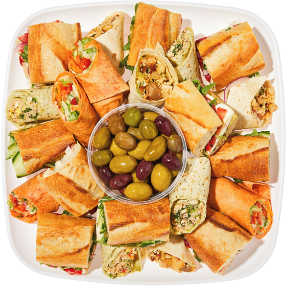 24hr Notice Required - Deluxe Vegetarian Sandwich Platter