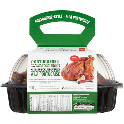 President&#39;s Choice Portuguese Style Seasoned Whole Chicken  (Available after 11am)