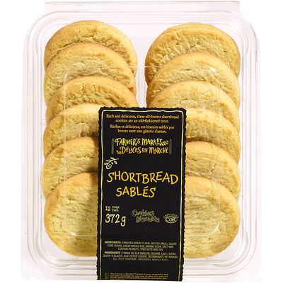 Farmer&#39;s Market Shortbread Cookies 12-Pack