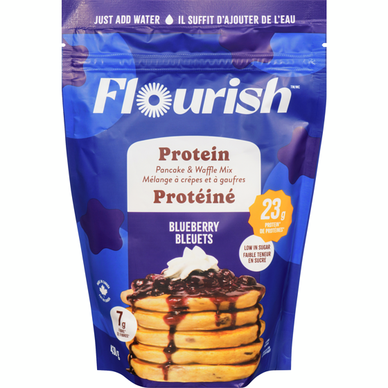 Flourish Protein Pancake &amp; Waffle Mix, Blueberry
