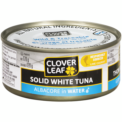Clover Leaf Solid White Tuna Albacore in Water