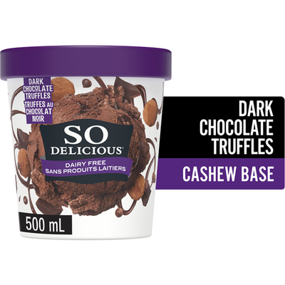 So Delicious Dairy Free Cashew-Based Frozen Dessert, Dark Chocolate Truffle