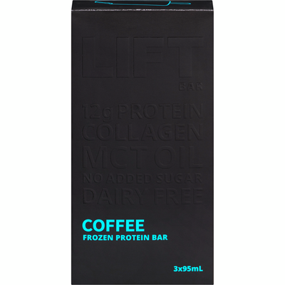 LIFT BAR Frozen Protein Bar Coffee