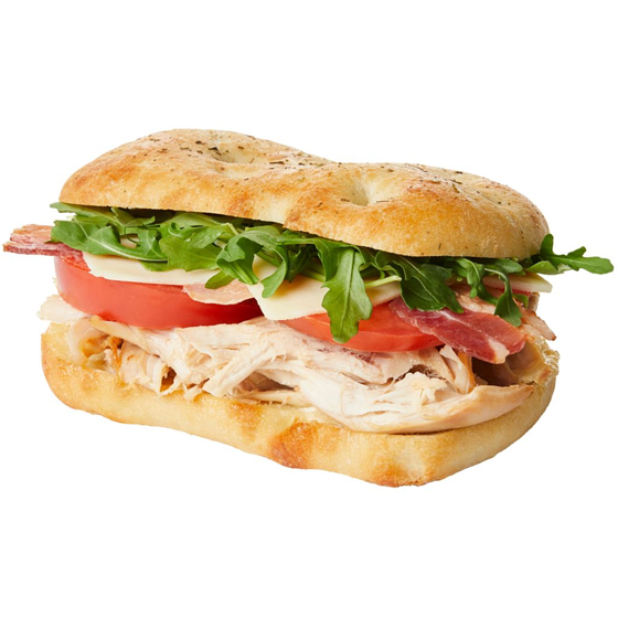 Bacon Chicken Mozzarella Sandwich (After 11am)