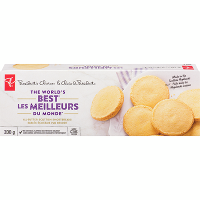 President&#39;s Choice The World&#39;s Best Shortbread Cookies