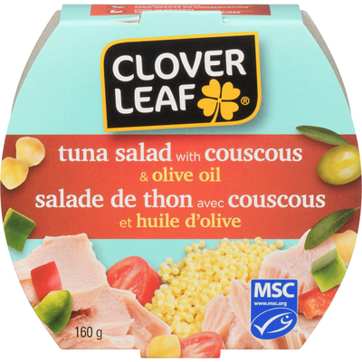 Clover Leaf Tuna Salad With Couscous &amp; Olive Oil