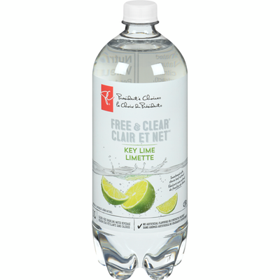 President&#39;s Choice Free &amp; Clear Key Lime Sparkling Water