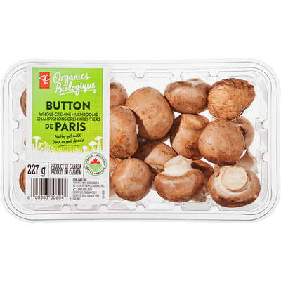 Whole Button Cremini Mushrooms