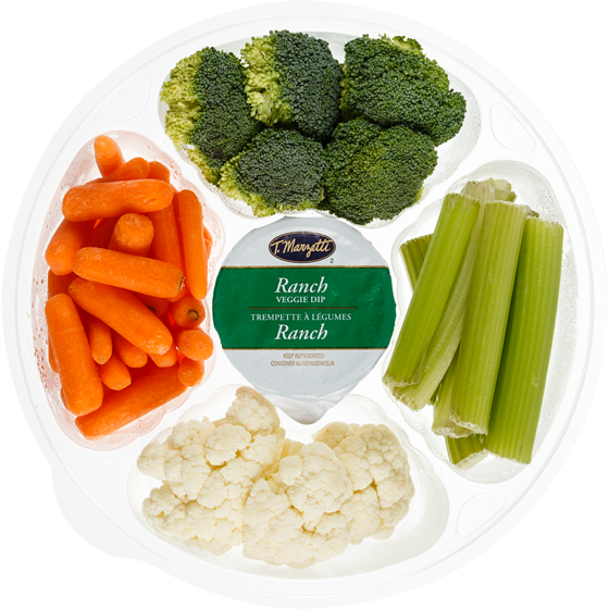 Veggie Platter, Small (Cauliflower, Broccoli, Carrots, &amp; Celery)