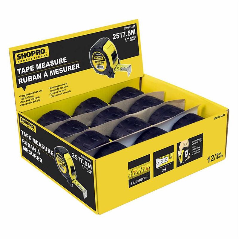 1&quot; x 7.5 m/25&#39; Tape Measure