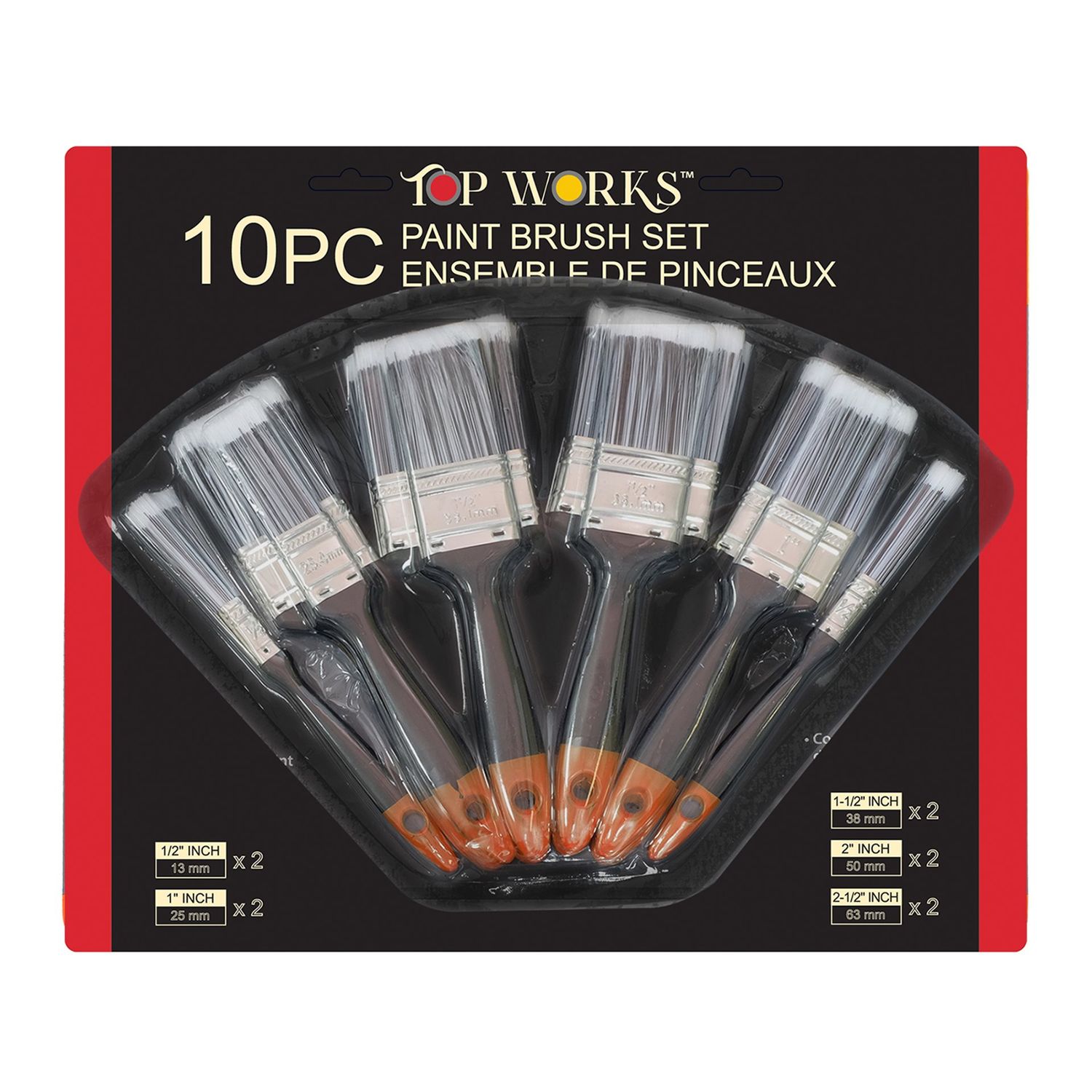 10 PC Paint Brush Set