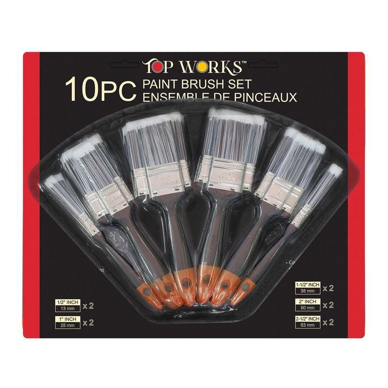 10 PC Paint Brush Set